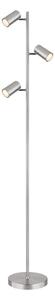 Globo 57910S - Stojací lampa ROBBY 3xGU10/5W/230V matný chrom