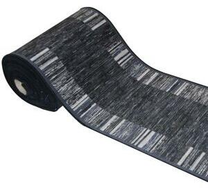 Associated Weavers koberce Protiskluzový běhoun na míru Adagio 29 tmavě šedý s obšitím - šíře 90 cm s obšitím