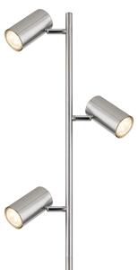 Globo 57910S - Stojací lampa ROBBY 3xGU10/5W/230V matný chrom