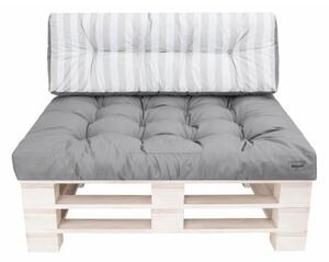 Polštáře na palety LEO 1+1 popel / světlé pásy