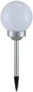 Globo Lighting Solar solární stojací lampa 1x0.06 W bílá-stříbrná 3375