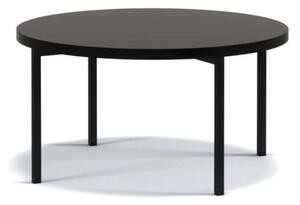 Kulatý konferenční stolek VILEM 2 - černý lesk