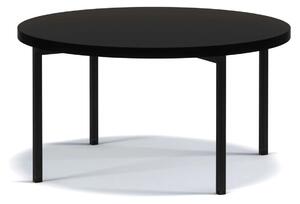 Kulatý konferenční stolek VILEM 2 - matný černý