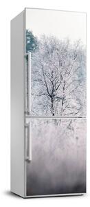 Nálepka na ledničku samolepící Les zima FridgeStick-70x190-f-142936706