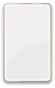 Oltens Nordlis zrcadlo 60x100 cm obdélníkový s osvětlením s vyhřívací podložkou 64120510