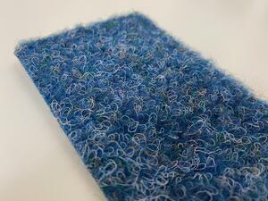 Metrážový koberec Santana 30 modrá s podkladem resine, zátěžový - Rozměr na míru bez obšití cm