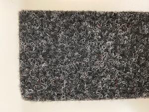 AKCE: 130x160 cm Metrážový koberec Santana 50 černá s podkladem gel, zátěžový - Bez obšití cm