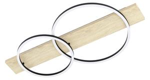 Eglo 901716 - LED Stropní svítidlo BOYAL 2xLED/12W/230V 3000K béžová/černá