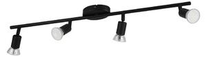 Eglo 32432 - LED Bodové svítidlo BUZZ-LED 4xGU10/2,8W/230V 3000K černá