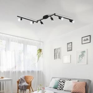 Eglo 32433 - LED Bodové svítidlo BUZZ-LED 6xGU10/2,8W/230V 3000K černá
