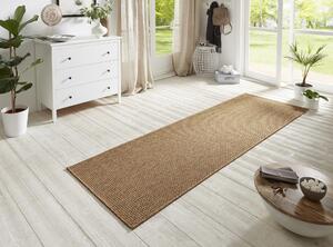 BT Carpet - Hanse Home koberce Běhoun Nature 104272 Brown – na ven i na doma - 80x150 cm