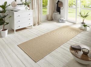 BT Carpet - Hanse Home koberce Běhoun Nature 104271 Beige – na ven i na doma - 80x250 cm