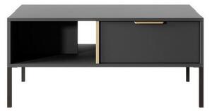 Konferenční stolek NUCOR - antracitový / zlatý