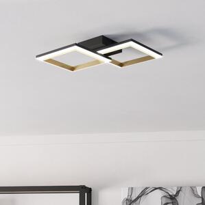Eglo 901225-LED Stmívatelné stropní svítidlo CALLIERA LED/18,4W/230V černá/zlatá