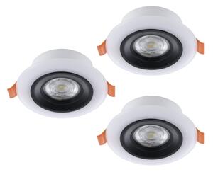 Eglo 901118- SADA 3xLED RGB Stm. koupelnové svítidlo CALONGE 3,8W/230V IP44 + DO
