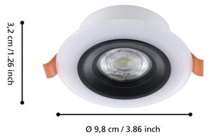 Eglo 901118- SADA 3xLED RGB Stm. koupelnové svítidlo CALONGE 3,8W/230V IP44 + DO