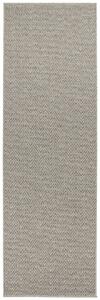 BT Carpet - Hanse Home koberce Běhoun Nature 104266 Grey/Multicolor – na ven i na doma - 80x150 cm