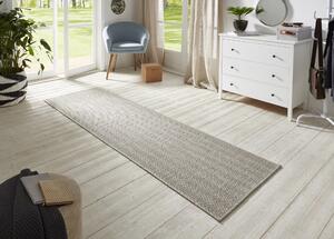 BT Carpet - Hanse Home koberce Běhoun Nature 104266 Grey/Multicolor – na ven i na doma - 80x450 cm