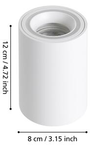 Eglo 901169 - LED RGBW Stmívatelné bodové svítidlo CAROSSO-Z LED/4,9W/230V bílá