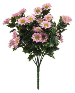 Umělá sedmikráska Daisy UV růžová 28 cm - Růžová - 0 - 30cm - Ano