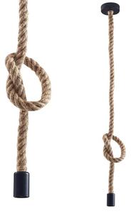 LED Lustr na lanku ROPE 1xE27/8W/230V