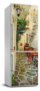 Tapeta nálepka na ledničku Řecké restaurace FridgeStick-70x190-f-31434189