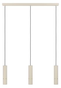 Eglo 901152 - LED Lustr na lanku CAMINIA 3xGU10/5W/230V 3000K béžová