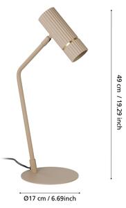 Eglo 901154 - LED Stolní lampa CAMINIA 1xGU10/5W/230V 3000K béžová