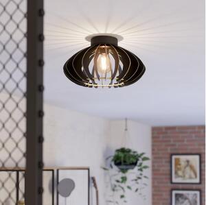 Eglo 900999 - Stropní svítidlo COSSANO 1xE27/40W/230V pr. 38 cm černá