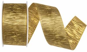 Stuha zlatá LIVERPOOL GOLD lurexová lesklá 40mm x 2m (14,- Kč/m)