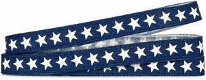 Vánoční stuha STAR LINE BLUE 10mm x 2m (2,50 Kč/m)