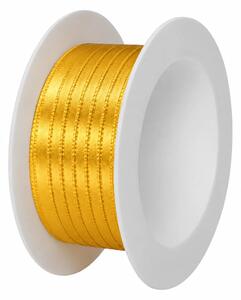Saténová stuha zlato-žlutá 3 mm x 5 m ( 3,- Kč/m)