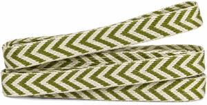 Stuha FISHBONE zelená 10mm x 2m (2,50 Kč/m)