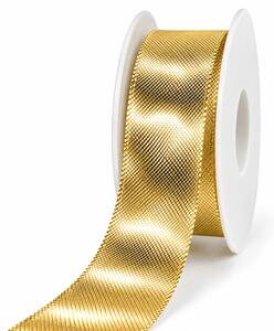 Stuha zlatá CELEBRATION GOLD lesklá 25mm x 2m (12,- Kč/m)