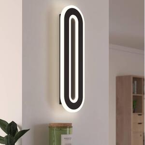 Eglo 901242 - LED Nástěnné svítidlo MACCHIONI LED/12W/230V 4000K černá