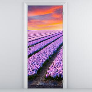 Fototapeta na dveře - Květinová farma (95x205cm)