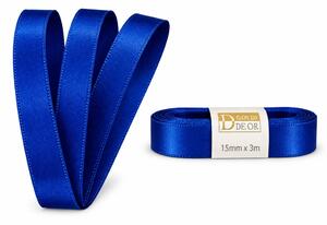 Stuha taftová Royal BLUE modrá 15mm x 3m (5,-Kč/m)