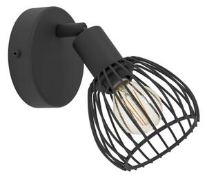 Eglo 901038 - Nástěnné svítidlo SONNINO 1xE14/40W/230V černá