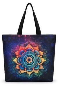 Velká nepromokavá taška „Galaktická Mandala“ – 46x41 cm
