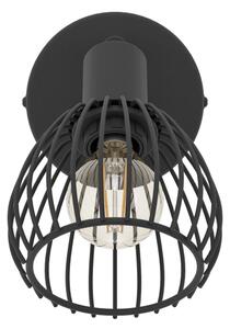Eglo 901038 - Nástěnné svítidlo SONNINO 1xE14/40W/230V černá