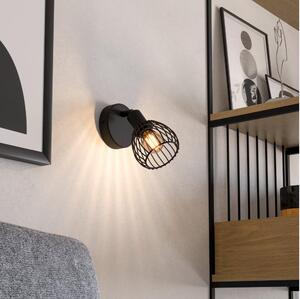 Eglo 901038 - Nástěnné svítidlo SONNINO 1xE14/40W/230V černá