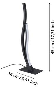 Eglo 901208 - LED Stolní lampa GRISOLIA LED/12W/230V 4000K černá