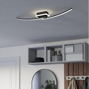 Eglo 901217 - LED Stropní svítidlo LUNGOLAGO LED/12W/230V 4000K černá