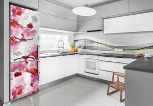 Foto tapeta na ledničku Růžová orchidej FridgeStick-70x190-f-44684614
