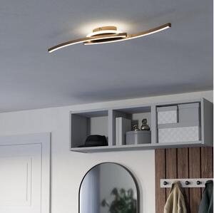 Eglo 901221 - LED Stropní svítidlo LUNGOLAGO LED/12W/230V 4000K měděná