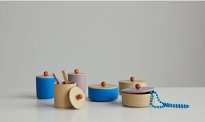 Design Letters Porcelánová dóza s víkem Treasure Jar - Beige DL201 5