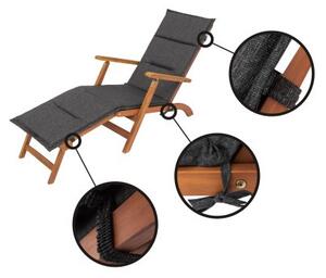 Polštář na lehátko ALICJA černý ekolen