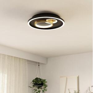 Eglo 901244 - LED Stropní svítidlo TIRIOLO LED/14W/230V+LED/8,5W černá/zlatá