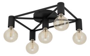 Eglo 43721 - Stropní svítidlo SPEKE 5xE27/40W/230V černá