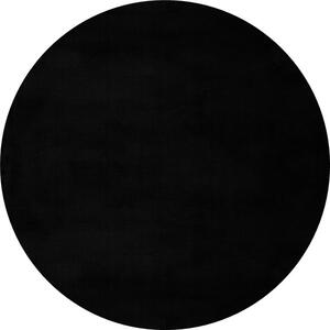 Kusový koberec Cha Cha 535 black kruh-80x80 (průměr) kruh